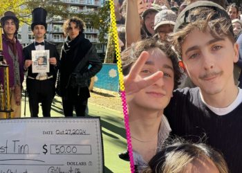 Timothée Chalamet aparece en un concurso de sus ‘dobles’ en Nueva York