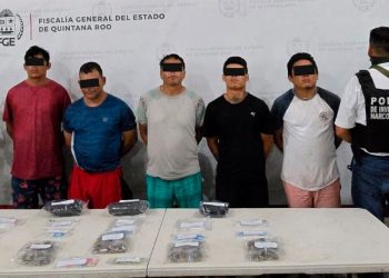 Detienen a Ocho Personas por Narcomenudeo en Isla Mujeres