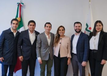 Acuerdan Mara Lezama y Rommel Pacheco fortalecer e impulsar el deporte en Quintana Roo