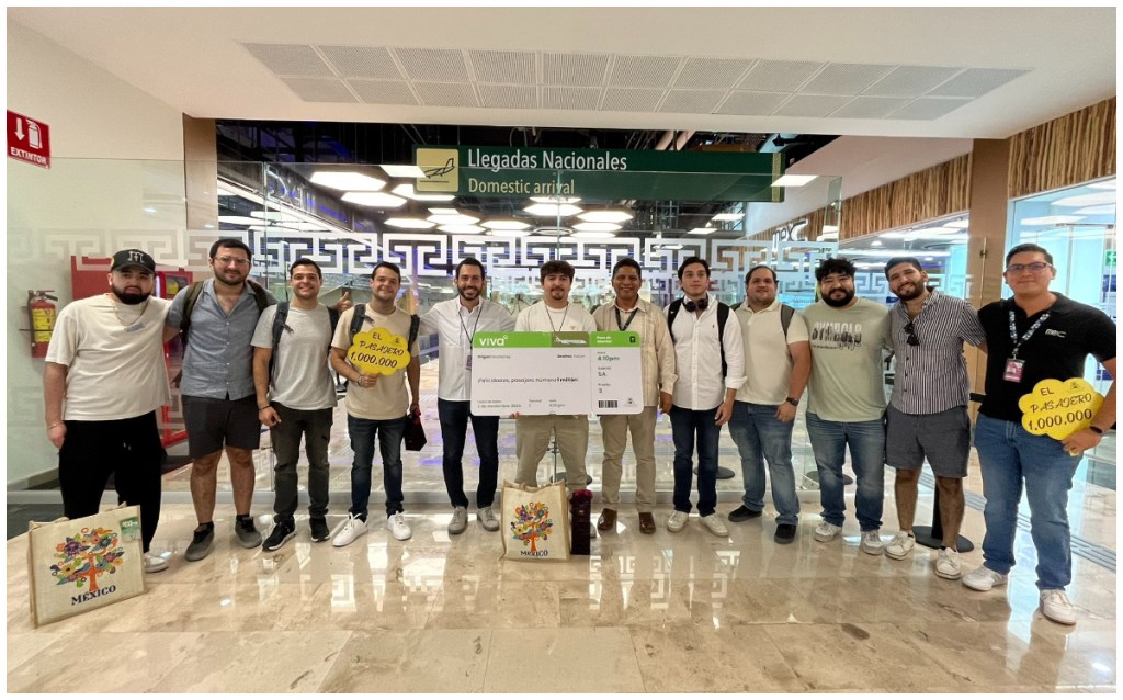 Aeropuerto de Tulum recibe al "Pasajero Un Millón", a unas semanas de celebrar el primer año de su inauguración