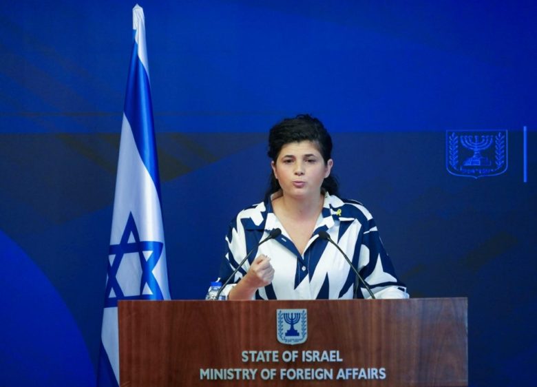 La viceministra israelí de Exteriores, Sharren Haskel, habla de la postura de Israel ante la orden de detención emitida por la Corte Penal Internacional contra el premier Benjamín Netanyahu