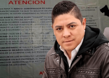 Amenazan con narcomantas al gobernador Ricardo Gallardo en San Luis Potosí, esto dicen