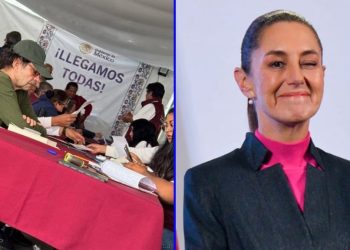 Claudia Sheinbaum “balconea” a Gabriel Quadri por inscribirse a la Pensión Bienestar; él responde