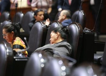 Diputada Herminia López Santiago se duerme en sesión: ¿quién es?