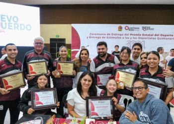 Entrega Mara Lezama el Premio Estatal del Deporte 2024 a logros históricos de atletas quintanarroenses en Chetumal