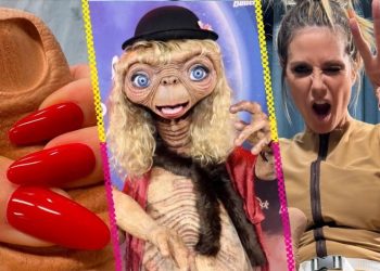 Heidi Klum aparece disfrazada de E.T. para Halloween