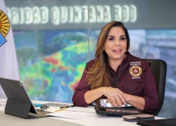 Informa Mara Lezama a la ciudadanía sobre situación actual de la tormenta tropical “Sara”