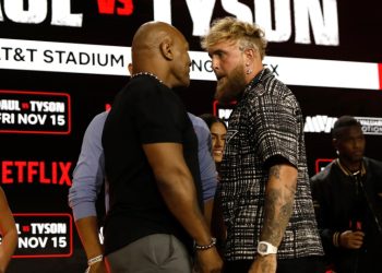 Jake Paul insulta y reta al ‘Canelo’ Álvarez durante un evento promocional