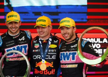 Los pilotos de Alpine, incrédulos con el doble podio en el GP de São Paulo