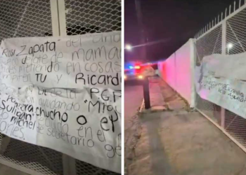 Movilización Policíaca en Cancún por Detonaciones y Manta Amenazante