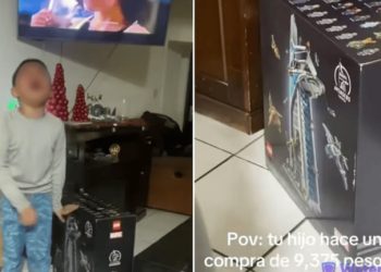 Niño gasta casi 10 mil pesos en una figura Lego; usó la tarjeta de su abuela sin avisar (viral)