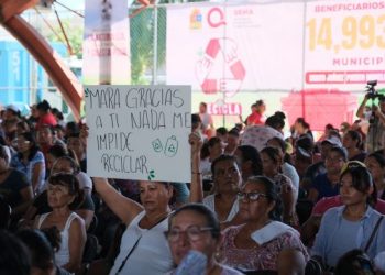 Para proteger el medio ambiente y las bellezas naturales, Mara Lezama promueve el reciclaje y reducción de residuos entre la población con “Recicla por tu Futuro”