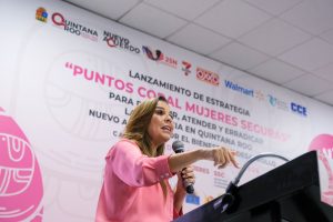 Pone en marcha Mara Lezama 581 “Puntos Coral-Mujeres Seguras” para apoyar a mujeres en situación de violencia en Quintana Roo