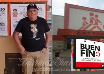 Por error, supermercado vende pantalla de 15 mil pesos en tres mil en el Buen Fin