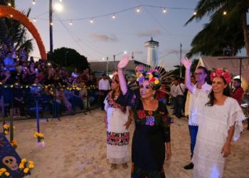 Puerto Juárez, origen de Cancún, ofrece al mundo espectacular Festival de Janal Pixan, tradición cultural por Día de Muertos, heredada de costumbres ancestrales Mayas: Mara Lezama