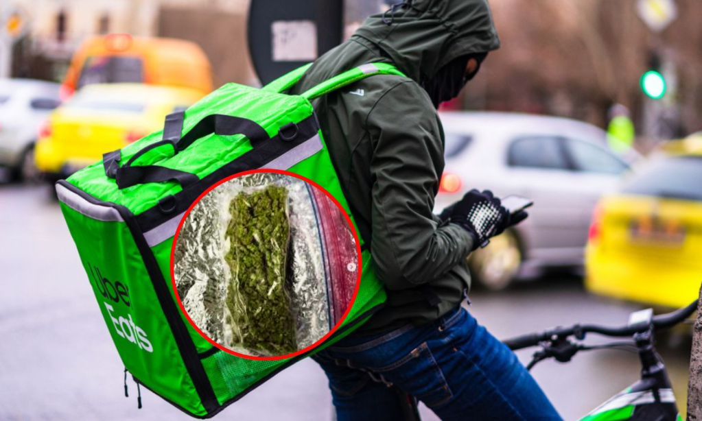 Alarmado por el fuerte olor, repartidor de Uber descubre que burrito con verduras extra era marihuana; llamó a policía de Washington Township