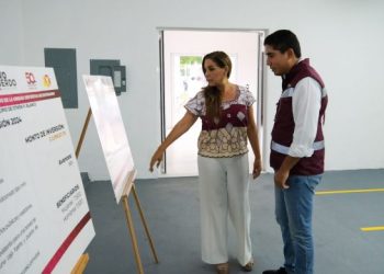 Supervisa Mara Lezama avances en la rehabilitación de cinco espacios deportivos en la capital Chetumal