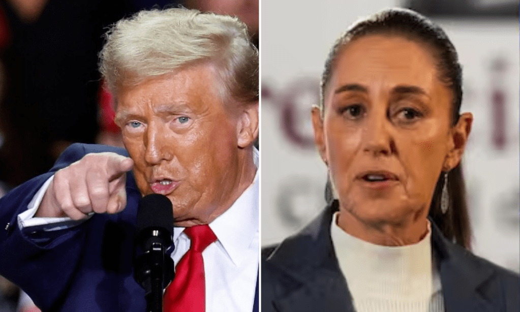 Donald Trump afirmó que Claudia Sheinbaum aceptó cerrar la frontera sur de méxico para frenar la llegada de migrantes, con efecto inmediato