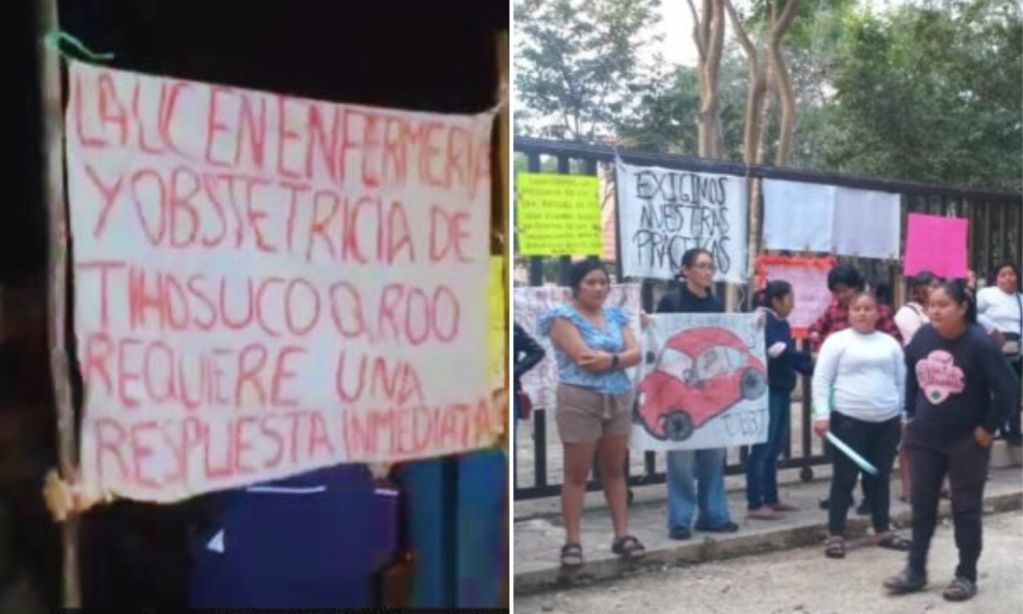 Universidad del Bienestar en Quintana Roo: no da título, cédula, ni prácticas, denuncia alumno afectado; estudiantes realizan paro de labores