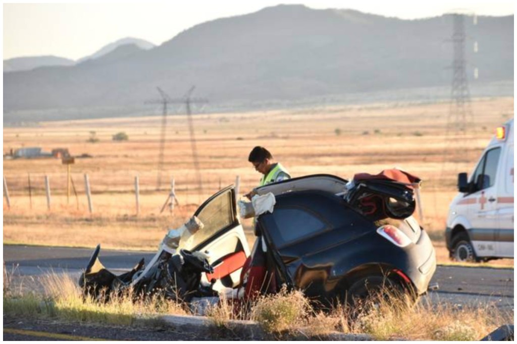 Mueren al menos seis personas personas en choque en la carretera Chihuahua – Cuauhtémoc, incluida una menor de edad