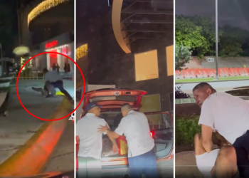 VÍDEO | En Zona Hotelera de Cancún, golpes entre taxista y conductor de Uber ante turistas