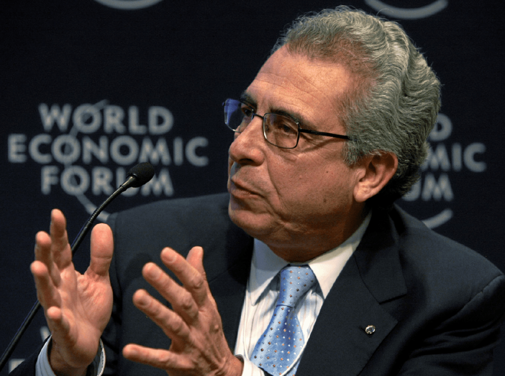 El ex presidente Ernesto Zedillo Ponce de León, durante una participación en Foro Económico Mundial (World Economic Forum)