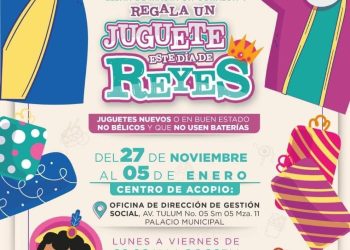 INVITA GOBIERNO DE BJ A DONAR JUGUETES PARA NIÑAS Y NIÑOS