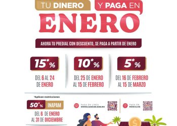 TODO LISTO PARA DESCUENTOS EN PREDIAL 2025 “AHORRA TU DINERO Y PAGA EN ENERO”