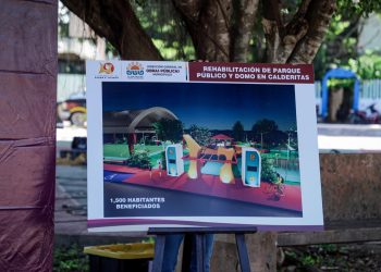 Renovarán parque de la comunidad de Calderitas