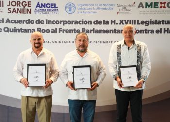 Quintana Roo, primer congreso estatal en sumarse al Frente Parlamentario contra el Hambre