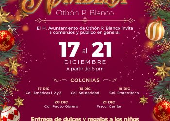 Invitan a disfrutar de la Caravana Navideña en Chetumal