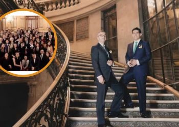 Así fue la lujosa boda de Martín Borrego en el MUNAL: filtran invitación y cuenta en euros