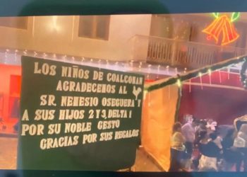 Ayuntamiento de Coalcomán agradece al “Mencho” por dar juguetes