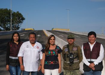 En los últimos detalles el Puente de entrada a Chetumal, se abrirá a la circulación antes de Navidad: Mara Lezama
