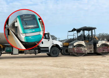Contratistas del Tren Maya amenazan inauguración del Tramo 7 por millonaria deuda; señalan a un militar