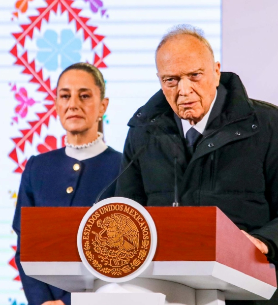 Alejandro Gertz Manero, fiscal General de la República, durante reciente “mañanera”