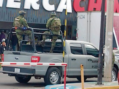 Elementos de la Marina, Ejército y Guardia Nacional participaron en la incautación de mercancía apócrifa