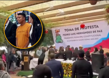 Edil electo de Santo Tomás escapa durante toma de protesta (VÍDEO)
