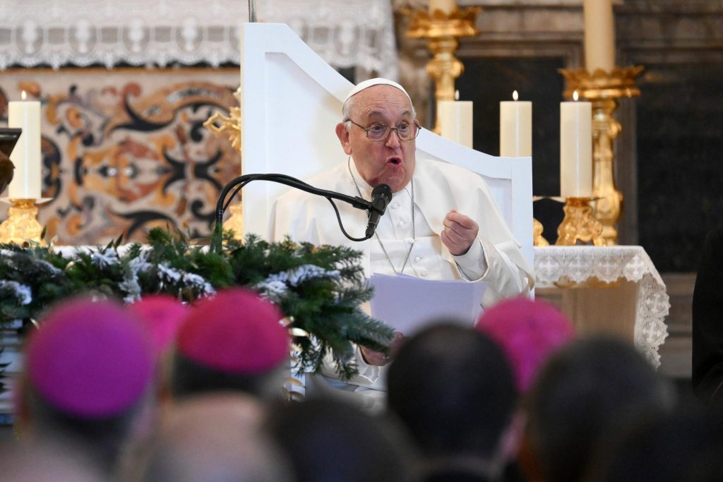 El papa Francisco en Córcega