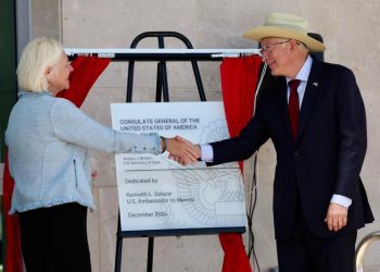 Embajador Salazar: Estados Unidos seguirá con la mirada puesta en el sureste de México