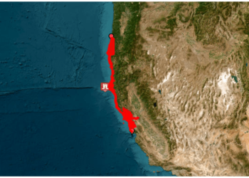 Emiten alerta de tsunami tras sismo en California, EE.UU.