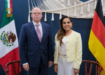 Fortalece Mara Lezama relación diplomática, turística e inversión con el Embajador de la República Federal de Alemania en México Clemens von Goetze
