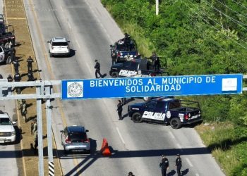 Fuerzas policiales y militares implementan “Operativo Blindaje Riviera Maya”