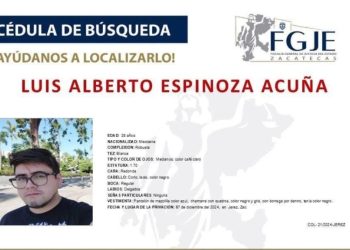 Hallan cuerpo sin vida de químico desaparecido en Zacatecas