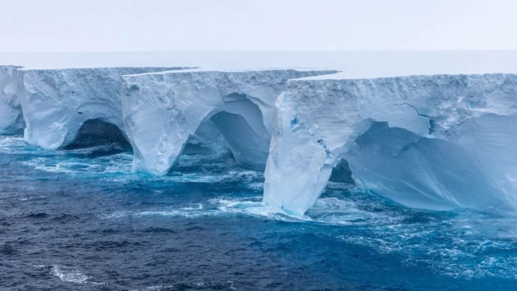 A23a, iceberg más grande del mundo se desprende de la Antártida y avanza va a la deriva por el océano tras meses estancado