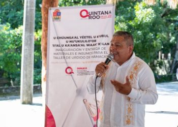 Impulsan las raíces mayas con Taller de Urdido de Hamacas en el Centro Ceremonial de la Cruz Parlante