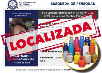 Madre cambia a su hija por un tanque de gas en San Luis Potosí