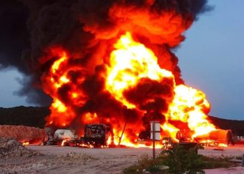 “Mal procedimiento” causa incendio en área del Tren Maya en Campeche