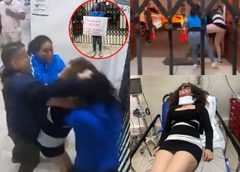 María Elena Ríos es exhibida golpeando a mujer en hospital de Oaxaca; denuncian a la activista