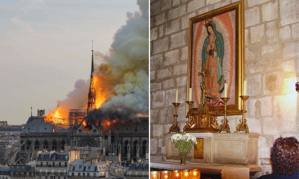 ¿Milagro de la Virgen de Guadalupe en Notre Dame? El padre José de Jesús explica la historia de cómoy por qué se salvó del fuego.